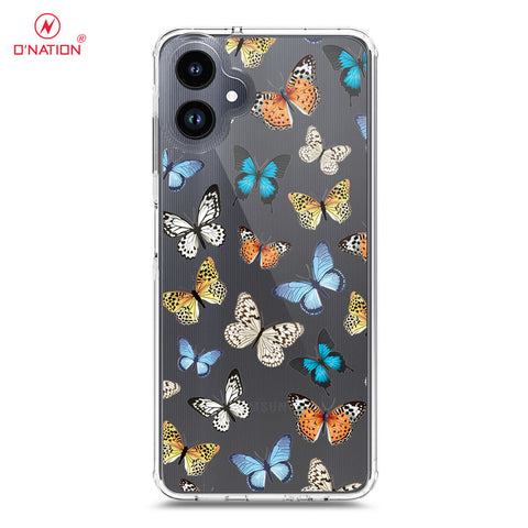 Samsung Galaxy A06 Cover - O'Nation Butterfly Dreams Series - 9 Designs - Clear Phone Case - Soft Silicon Borders