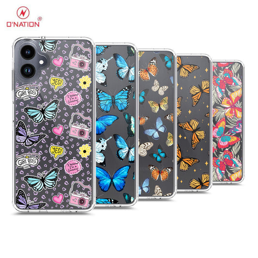 Samsung Galaxy A06 Cover - O'Nation Butterfly Dreams Series - 9 Designs - Clear Phone Case - Soft Silicon Borders