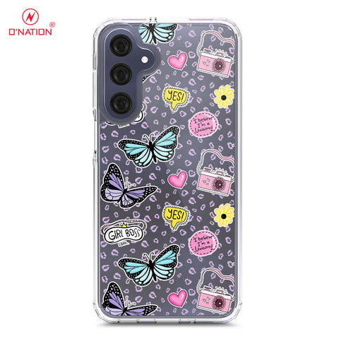 Samsung Galaxy A16 Cover - O'Nation Butterfly Dreams Series - 9 Designs - Clear Phone Case - Soft Silicon Borders