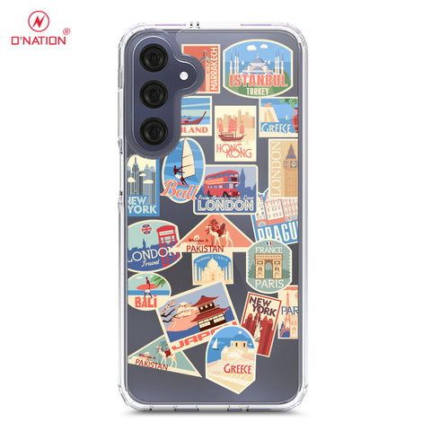 Samsung Galaxy A16 Cover - Personalised Boarding Pass Ticket Series - 5 Designs - Clear Phone Case - Soft Silicon Borders