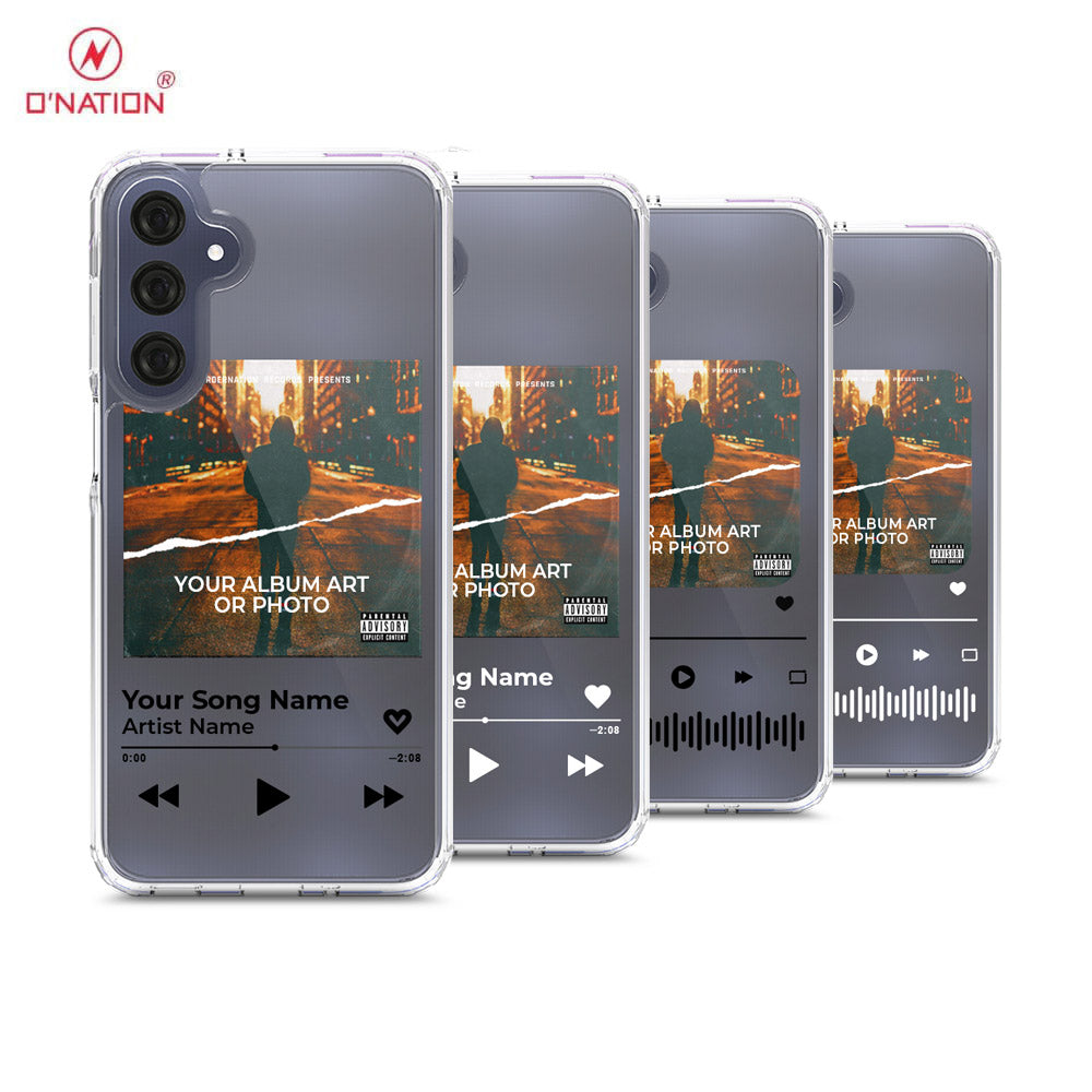 Samsung Galaxy A16 Cover - Personalised Album Art Series - 4 Designs - Clear Phone Case - Soft Silicon Borders