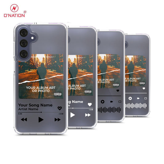 Samsung Galaxy A16 Cover - Personalised Album Art Series - 4 Designs - Clear Phone Case - Soft Silicon Borders