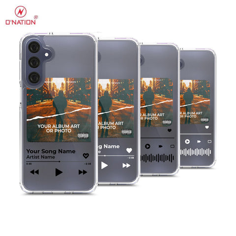 Samsung Galaxy A16 Cover - Personalised Album Art Series - 4 Designs - Clear Phone Case - Soft Silicon Borders