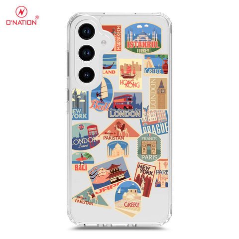 Samsung Galaxy A33 5G Cover - Personalised Boarding Pass Ticket Series - 5 Designs - Clear Phone Case - Soft Silicon Borders