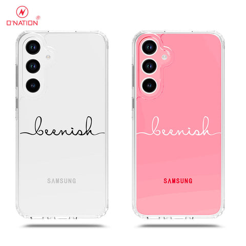 Samsung Galaxy A33 5G Cover - Personalised Name Series - 8 Designs - Clear Phone Case - Soft Silicon Borders