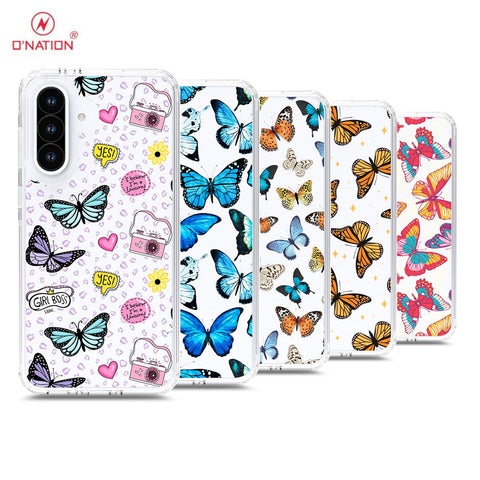 Samsung Galaxy A36 Cover - O'Nation Butterfly Dreams Series - 9 Designs - Clear Phone Case - Soft Silicon Borders