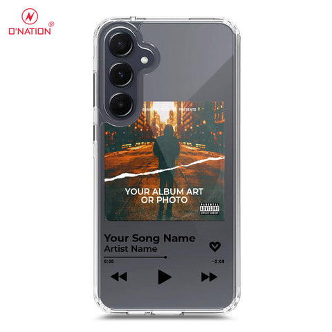 Samsung Galaxy A55 Cover - Personalised Album Art Series - 4 Designs - Clear Phone Case - Soft Silicon Borders