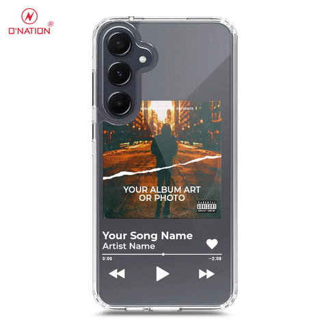 Samsung Galaxy A55 Cover - Personalised Album Art Series - 4 Designs - Clear Phone Case - Soft Silicon Borders