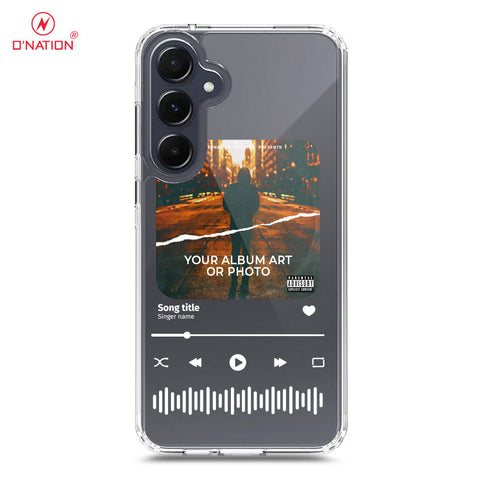 Samsung Galaxy A55 Cover - Personalised Album Art Series - 4 Designs - Clear Phone Case - Soft Silicon Borders
