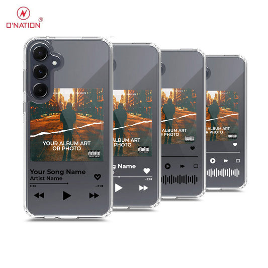 Samsung Galaxy A55 Cover - Personalised Album Art Series - 4 Designs - Clear Phone Case - Soft Silicon Borders