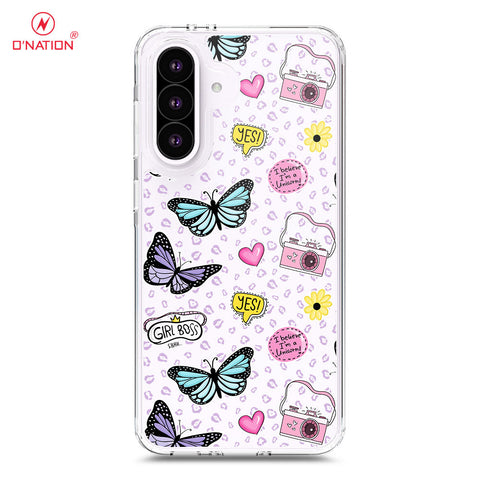 Samsung Galaxy A56 Cover - O'Nation Butterfly Dreams Series - 9 Designs - Clear Phone Case - Soft Silicon Borders