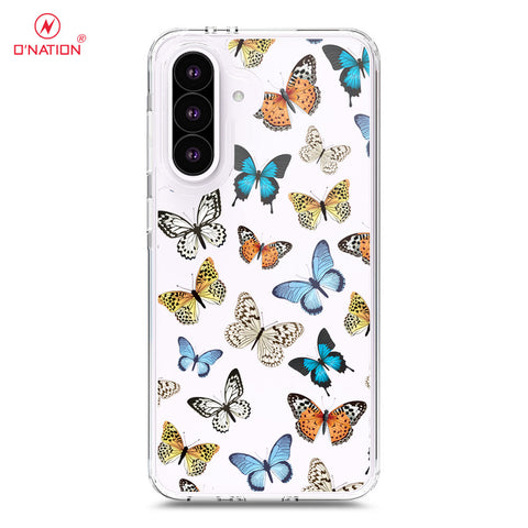 Samsung Galaxy A56 Cover - O'Nation Butterfly Dreams Series - 9 Designs - Clear Phone Case - Soft Silicon Borders
