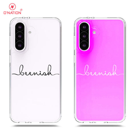 Samsung Galaxy A56 Cover - Personalised Name Series - 8 Designs - Clear Phone Case - Soft Silicon Borders
