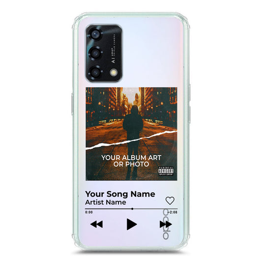 Oppo F19 Cover - Personalised Album Art Series - Clear Phone Case - Soft Silicon Borders