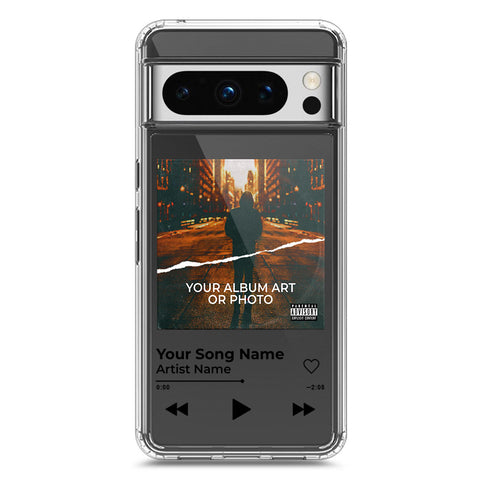 Google Pixel 8 Pro Cover - Personalised Album Art Series - Clear Phone Case - Soft Silicon Borders