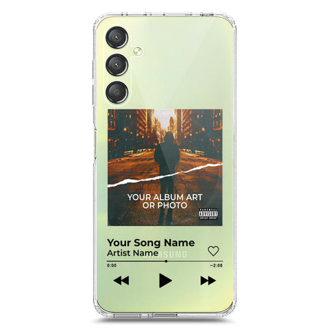 Samsung Galaxy A25 5G Cover - Personalised Album Art Series - Clear Phone Case - Soft Silicon Borders