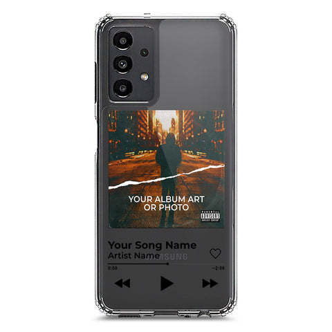 Samsung Galaxy A13 Cover - Personalised Album Art Series - Clear Phone Case - Soft Silicon Borders
