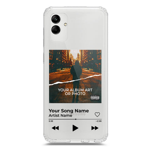 Samsung Galaxy A05 Cover - Personalised Album Art Series - Clear Phone Case - Soft Silicon Borders