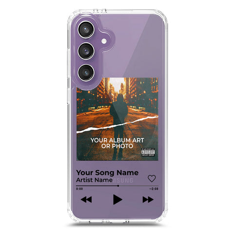 Samsung Galaxy S25 Plus Cover - Personalised Album Art Series - Clear Phone Case - Soft Silicon Borders