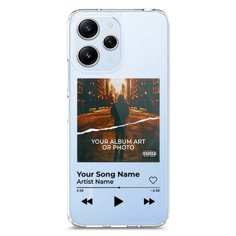 Xiaomi Redmi 12 Cover - Personalised Album Art Series - Clear Phone Case - Soft Silicon Borders