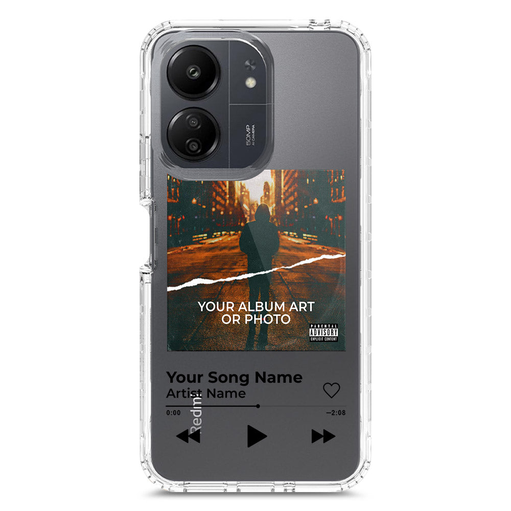 Xiaomi Poco C65 Cover - Personalised Album Art Series - Clear Phone Case - Soft Silicon Borders