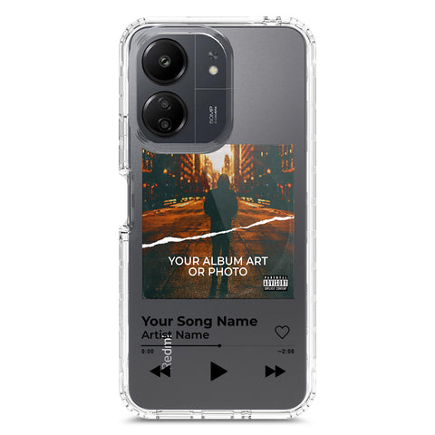 Xiaomi Poco C65 Cover - Personalised Album Art Series - Clear Phone Case - Soft Silicon Borders