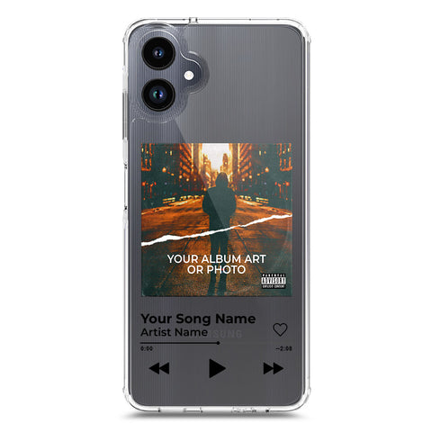 Samsung Galaxy A06 Cover - Personalised Album Art Series - Clear Phone Case - Soft Silicon Borders