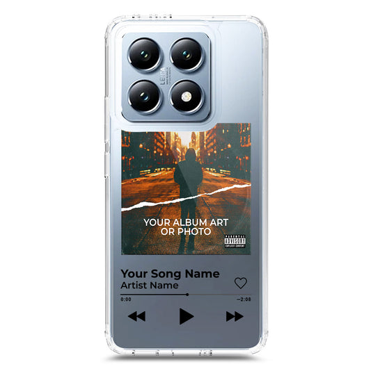 Xiaomi 14T Pro Cover - Personalised Album Art Series - Clear Phone Case - Soft Silicon Borders