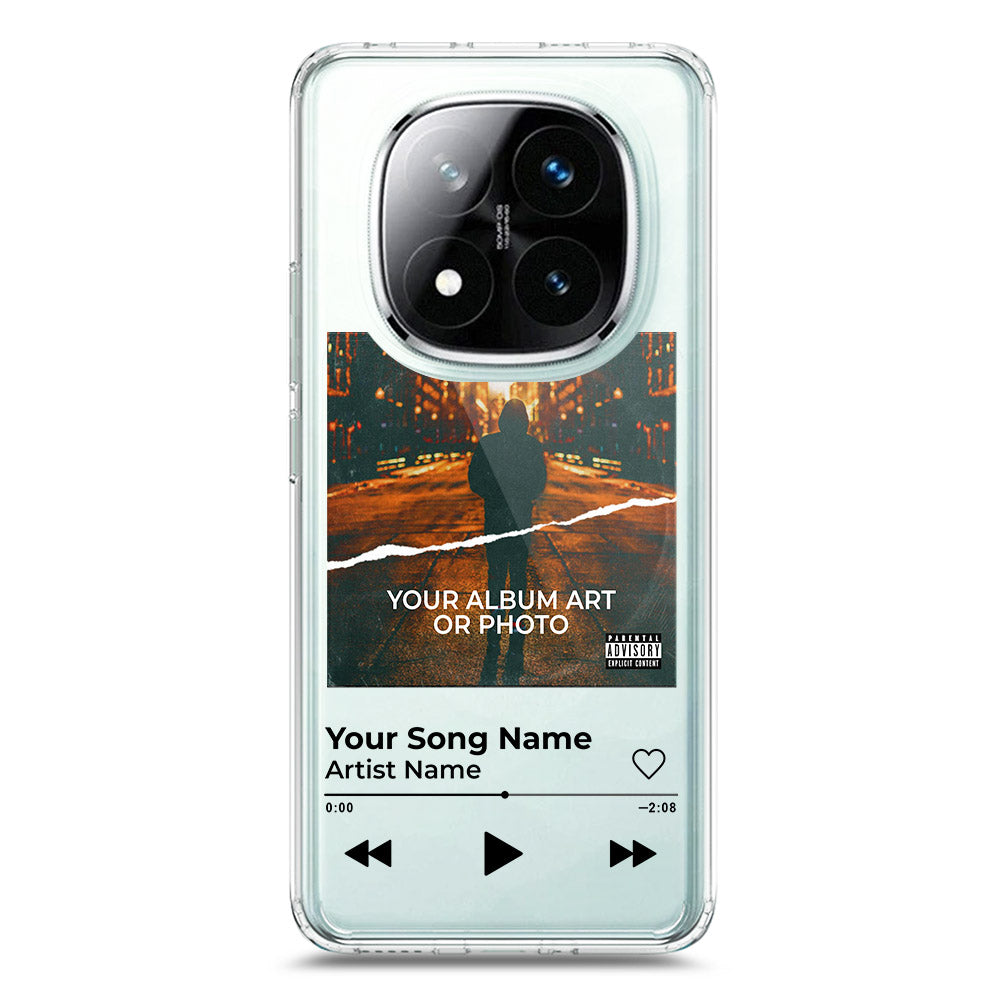 Xiaomi Redmi Note 14 Pro 4G Cover - Personalised Album Art Series - Clear Phone Case - Soft Silicon Borders