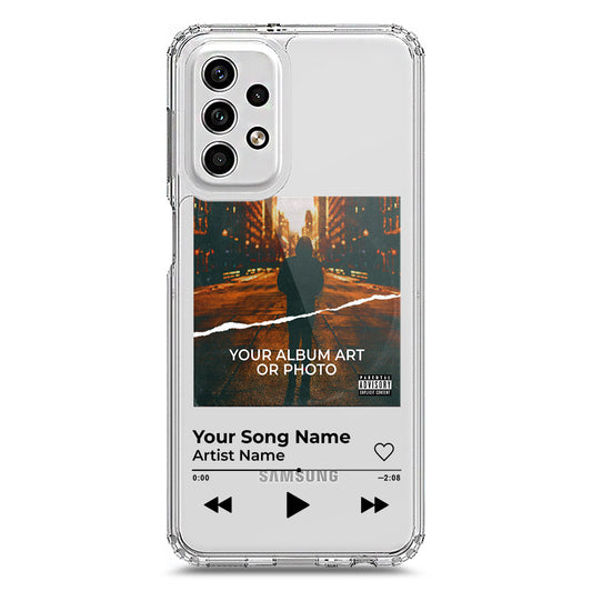 Samsung Galaxy A23 5G Cover - Personalised Album Art Series - Clear Phone Case - Soft Silicon Borders