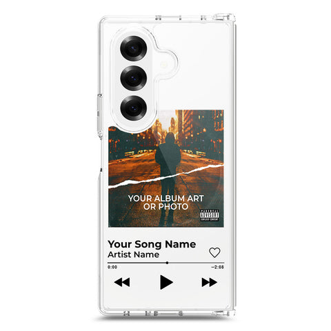 Samsung Galaxy Z Fold 7 Cover - Personalised Album Art Series - Clear Phone Case - Soft Silicon Borders
