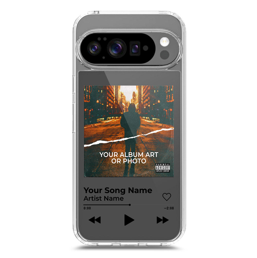 Google Pixel 10 Pro Cover - Personalised Album Art Series - Clear Phone Case - Soft Silicon Borders