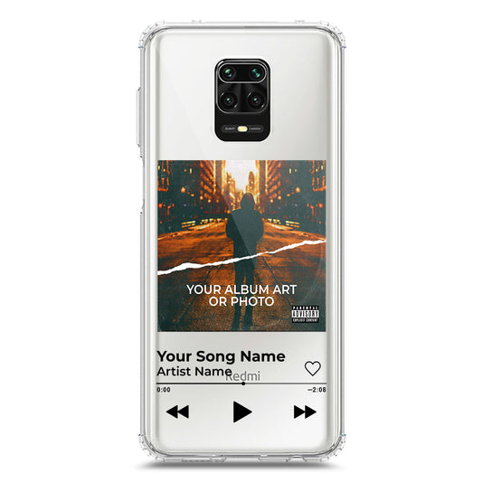 Xiaomi Redmi Note 9 Pro Max Cover - Personalised Album Art Series - Clear Phone Case - Soft Silicon Borders