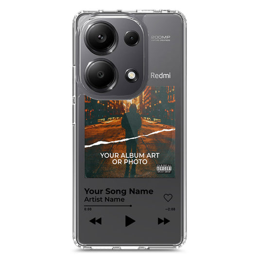 Xiaomi Redmi Note 13 Pro 4G Cover - Personalised Album Art Series - Clear Phone Case - Soft Silicon Borders