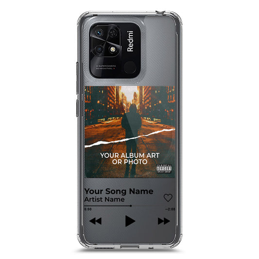 Xiaomi Redmi 10C Cover - Personalised Album Art Series - Clear Phone Case - Soft Silicon Borders