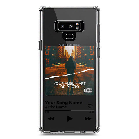 Samsung Galaxy Note 9 Cover - Personalised Album Art Series - Clear Phone Case - Soft Silicon Borders