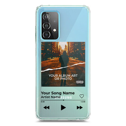 Samsung Galaxy A52s 5G Cover - Personalised Album Art Series - Clear Phone Case - Soft Silicon Borders