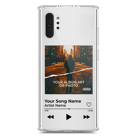 Samsung Galaxy Note 10 Plus Cover - Personalised Album Art Series - Clear Phone Case - Soft Silicon Borders