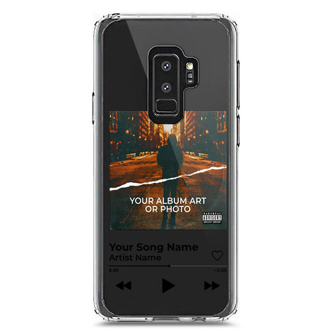 Samsung Galaxy S9 Plus Cover - Personalised Album Art Series - Clear Phone Case - Soft Silicon Borders