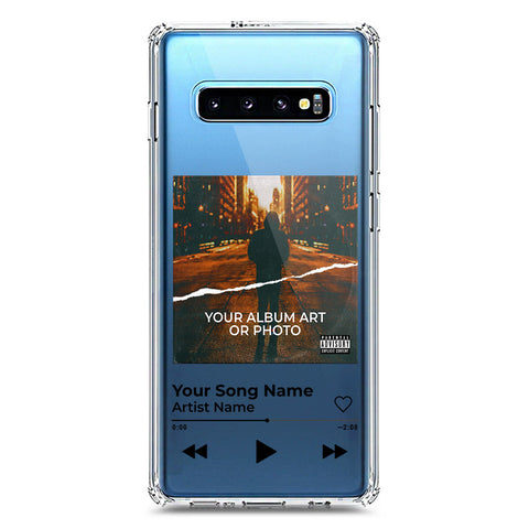 Samsung Galaxy S10 Plus Cover - Personalised Album Art Series - Clear Phone Case - Soft Silicon Borders