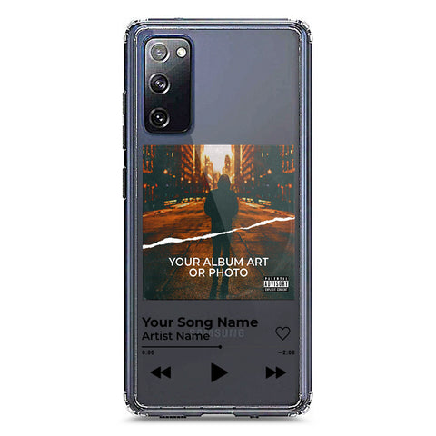 Samsung Galaxy S20 FE Cover - Personalised Album Art Series - Clear Phone Case - Soft Silicon Borders