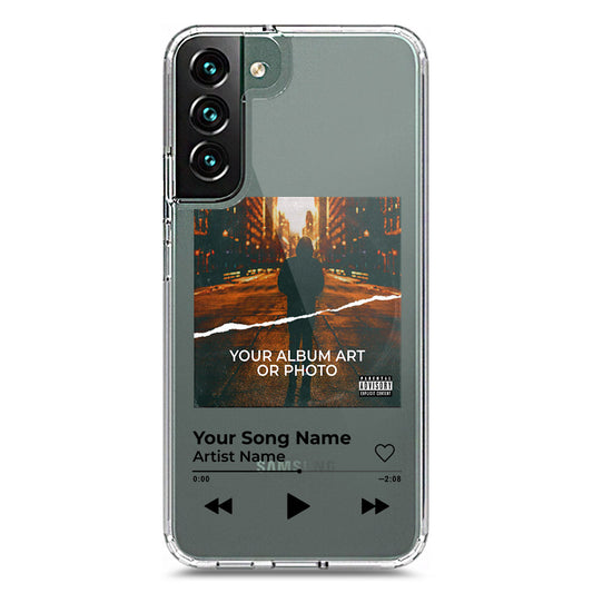 Samsung Galaxy S22 Plus 5G Cover - Personalised Album Art Series - Clear Phone Case - Soft Silicon Borders