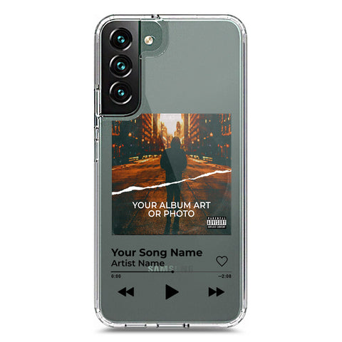 Samsung Galaxy S22 Plus 5G Cover - Personalised Album Art Series - Clear Phone Case - Soft Silicon Borders