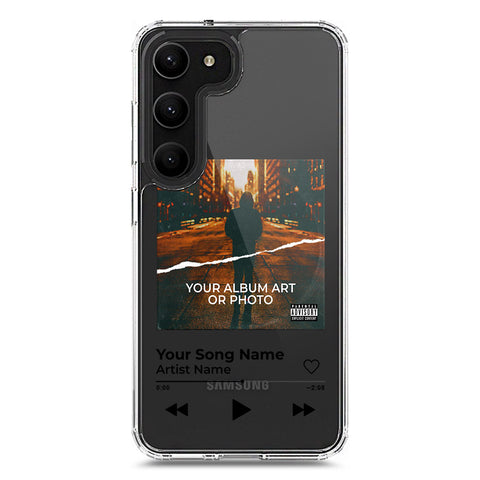 Samsung Galaxy S23 5G Cover - Personalised Album Art Series - Clear Phone Case - Soft Silicon Borders