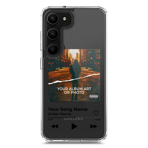 Samsung Galaxy S23 Plus 5G Cover - Personalised Album Art Series - Clear Phone Case - Soft Silicon Borders
