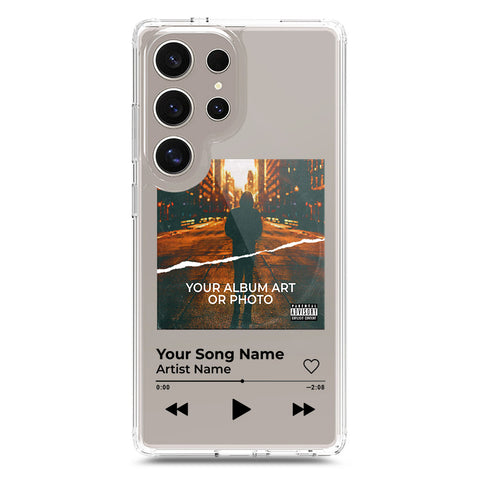 Samsung Galaxy S23 Ultra 5G Cover - Personalised Album Art Series - Clear Phone Case - Soft Silicon Borders