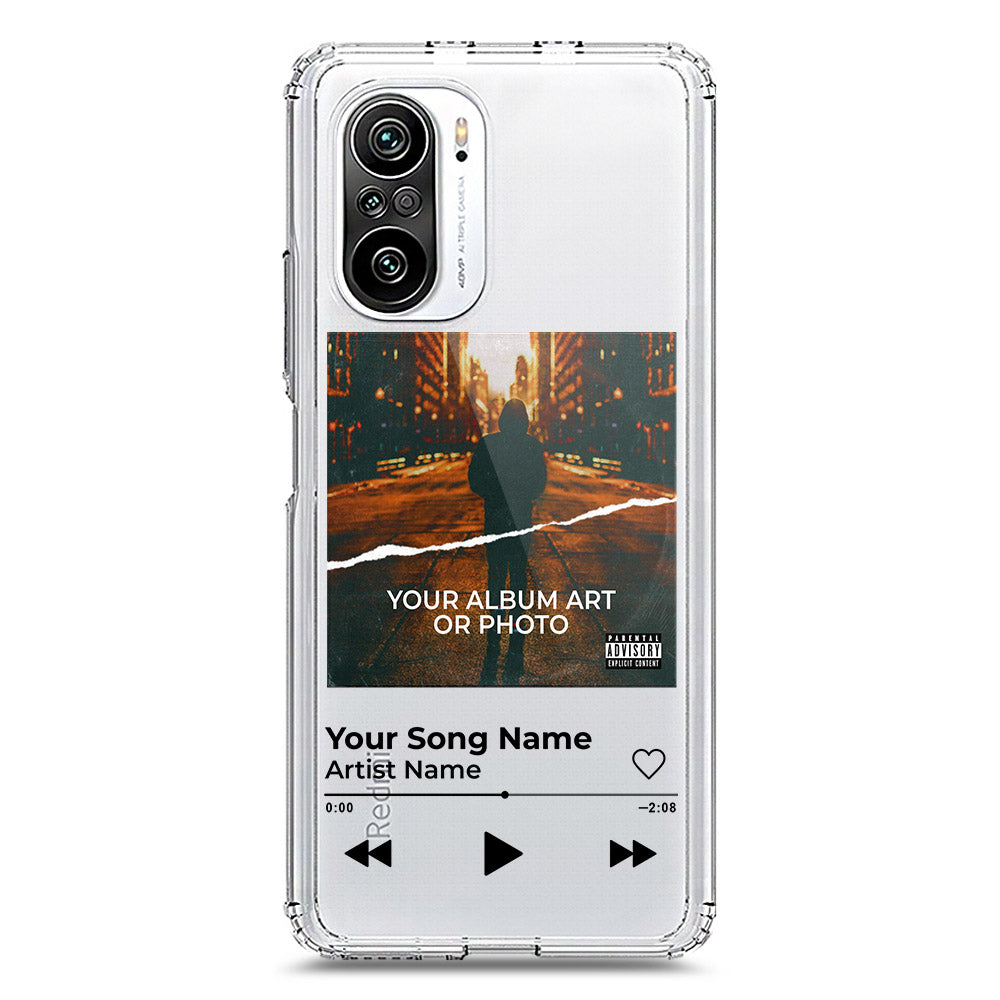 Xiaomi Mi 11X Cover - Personalised Album Art Series - Clear Phone Case - Soft Silicon Borders