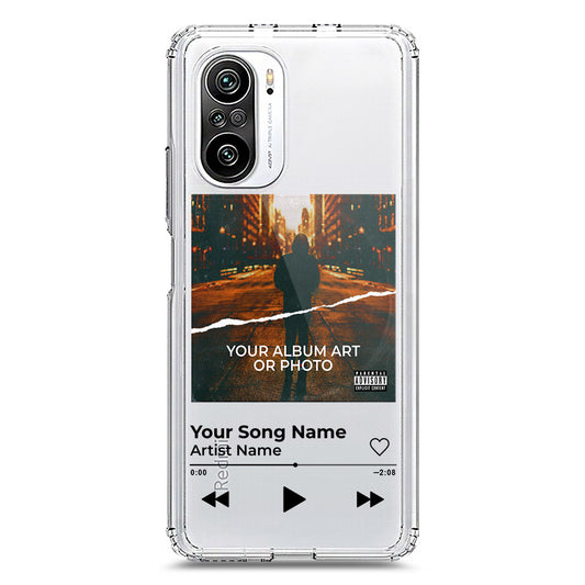 Xiaomi Poco F3 Cover - Personalised Album Art Series - Clear Phone Case - Soft Silicon Borders
