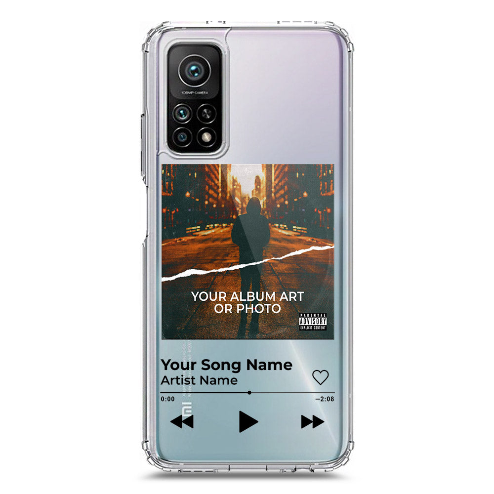 Xiaomi Mi 10T Pro Cover - Personalised Album Art Series - Clear Phone Case - Soft Silicon Borders