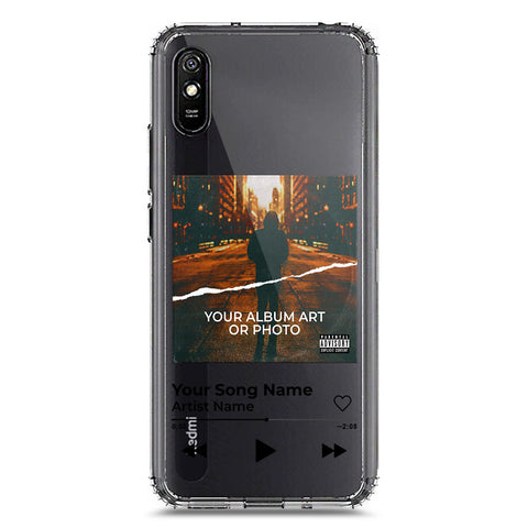 Xiaomi Redmi 9i Cover - Personalised Album Art Series - Clear Phone Case - Soft Silicon Borders